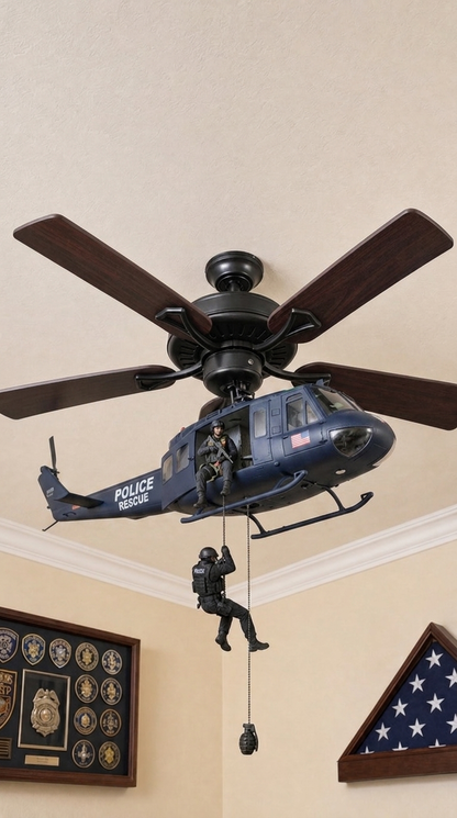 Ceiling Chopper — Tactical Helicopter Ceiling Fan Attachment